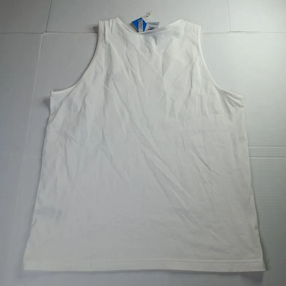 Adidas Originals Essentials Tank Top Men’s L‎ White Athletic Sleeveless Shirt
